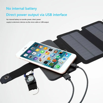 Foldable Solar Charging Panel for High-Power Camping