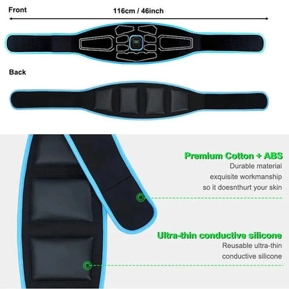 Smart EMS Abdominal Muscle Trainer Belt