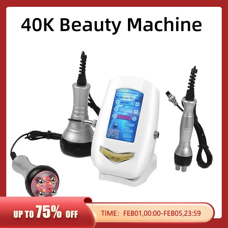 3-in-1 Ultrasonic RF Beauty Device