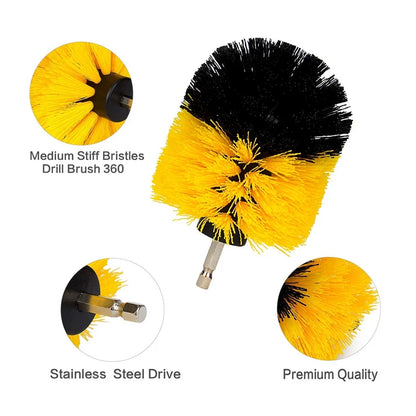 3pc Electric Drillbrush Cleaning Kit