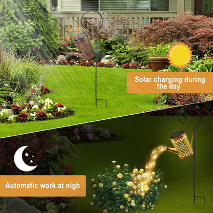 Solar Watering Can Cascading Light