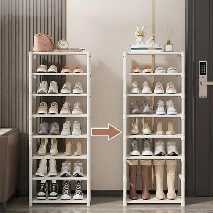 Space-Saving Shoe Rack Organizer for Wall or Corner