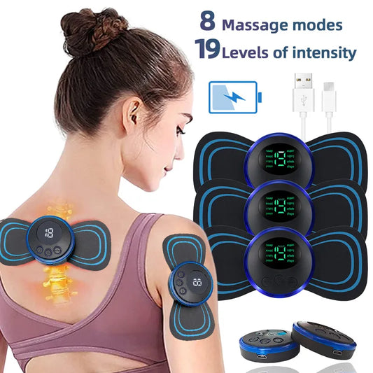 SHOP - Portable Mini Electric Neck Massager with 8 Modes - Housebia