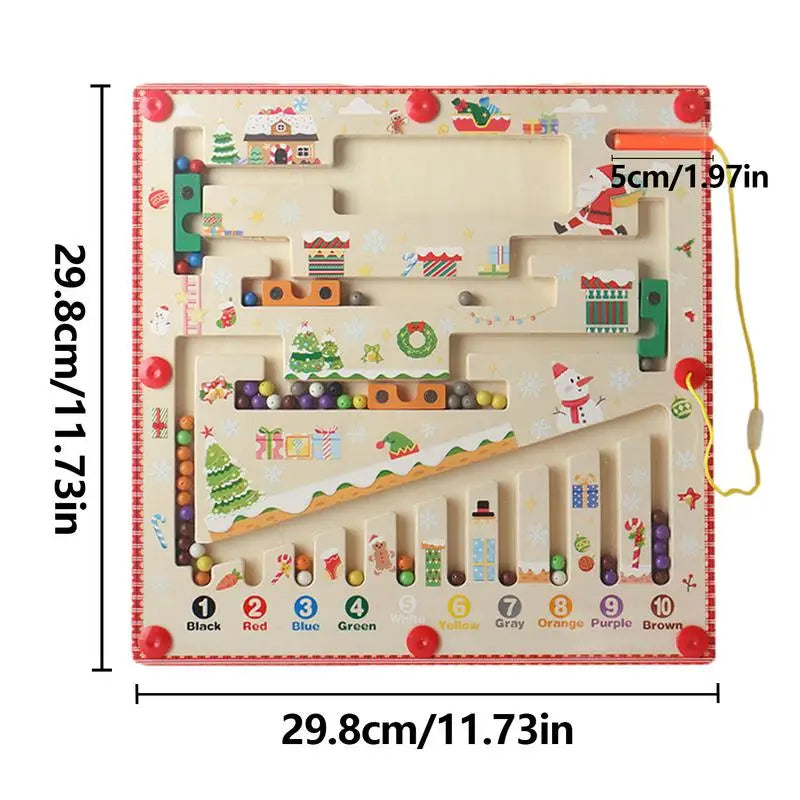 Montessori Color Matching Puzzle Board for 3-Year-Olds