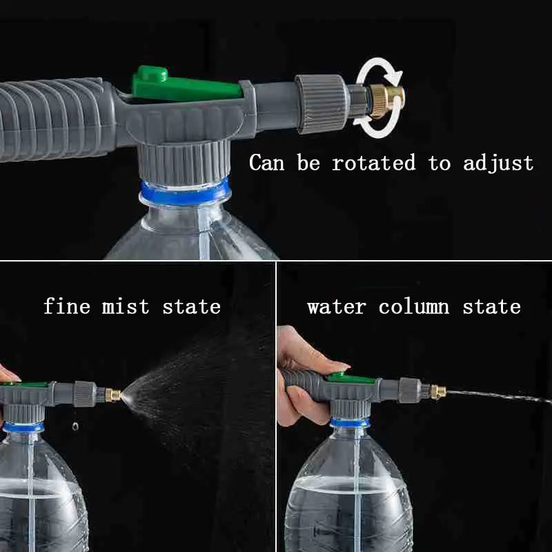 Compact Adjustable High-Pressure Watering Sprayer