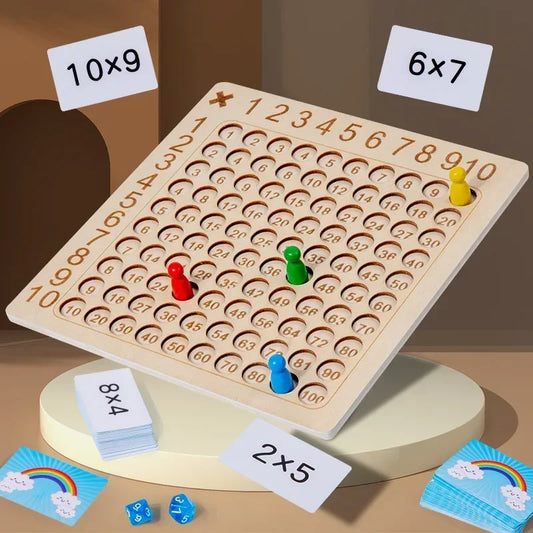 Montessori Multiplication Board Game for Kids