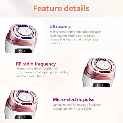 Mini HIFU & RF Ultrasonic Massager