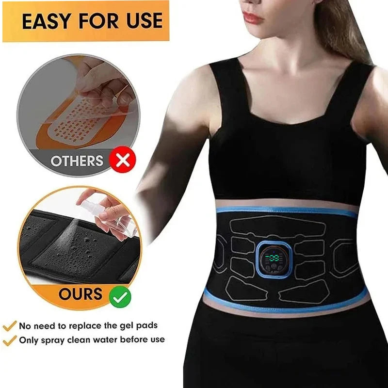 Smart EMS Abdominal Muscle Trainer Belt