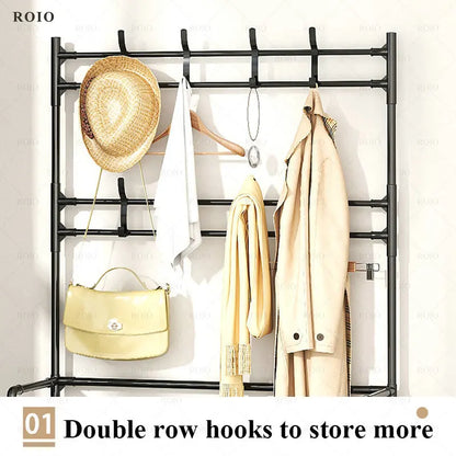 Multi-Layer Shoe and Clothes Rack Organizer