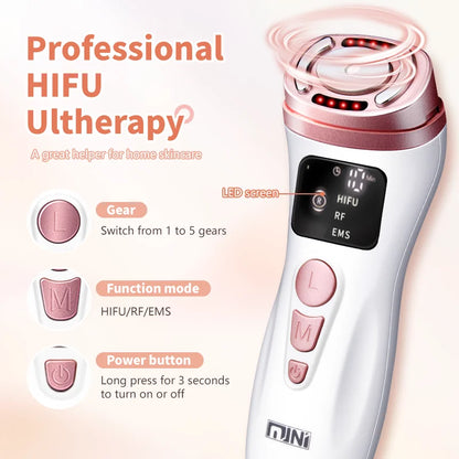 Mini HIFU & RF Ultrasonic Massager