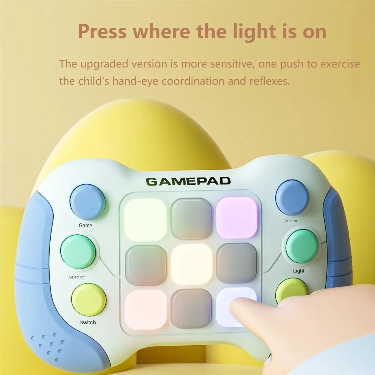 Light-Up Electronic Push Game Toy