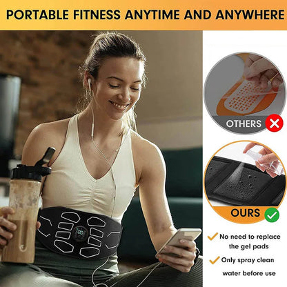 Portable EMS Abdominal Toning Belt