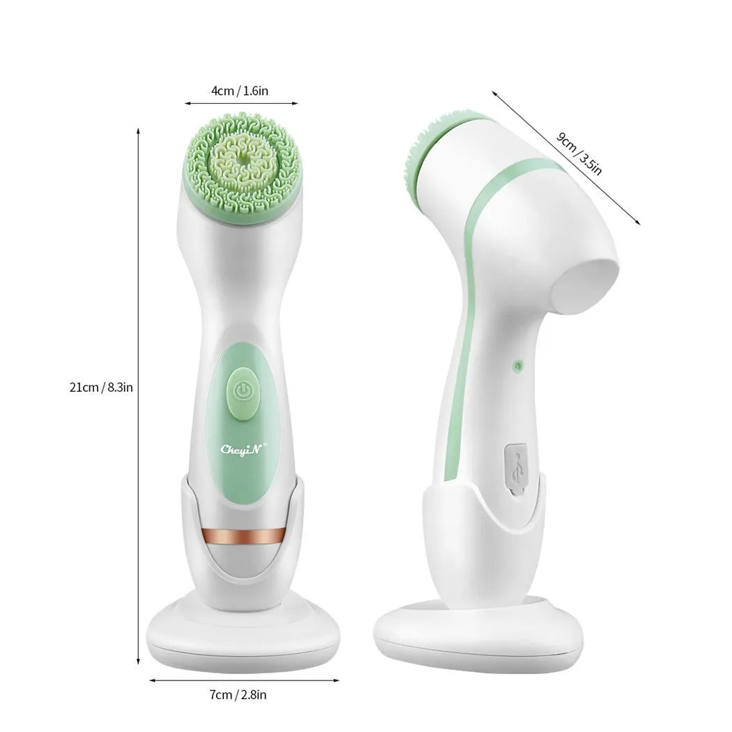 CkeyiN 3-in-1 Electric Facial Cleanser