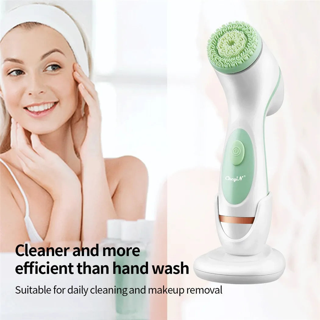 CkeyiN 3-in-1 Electric Facial Cleanser