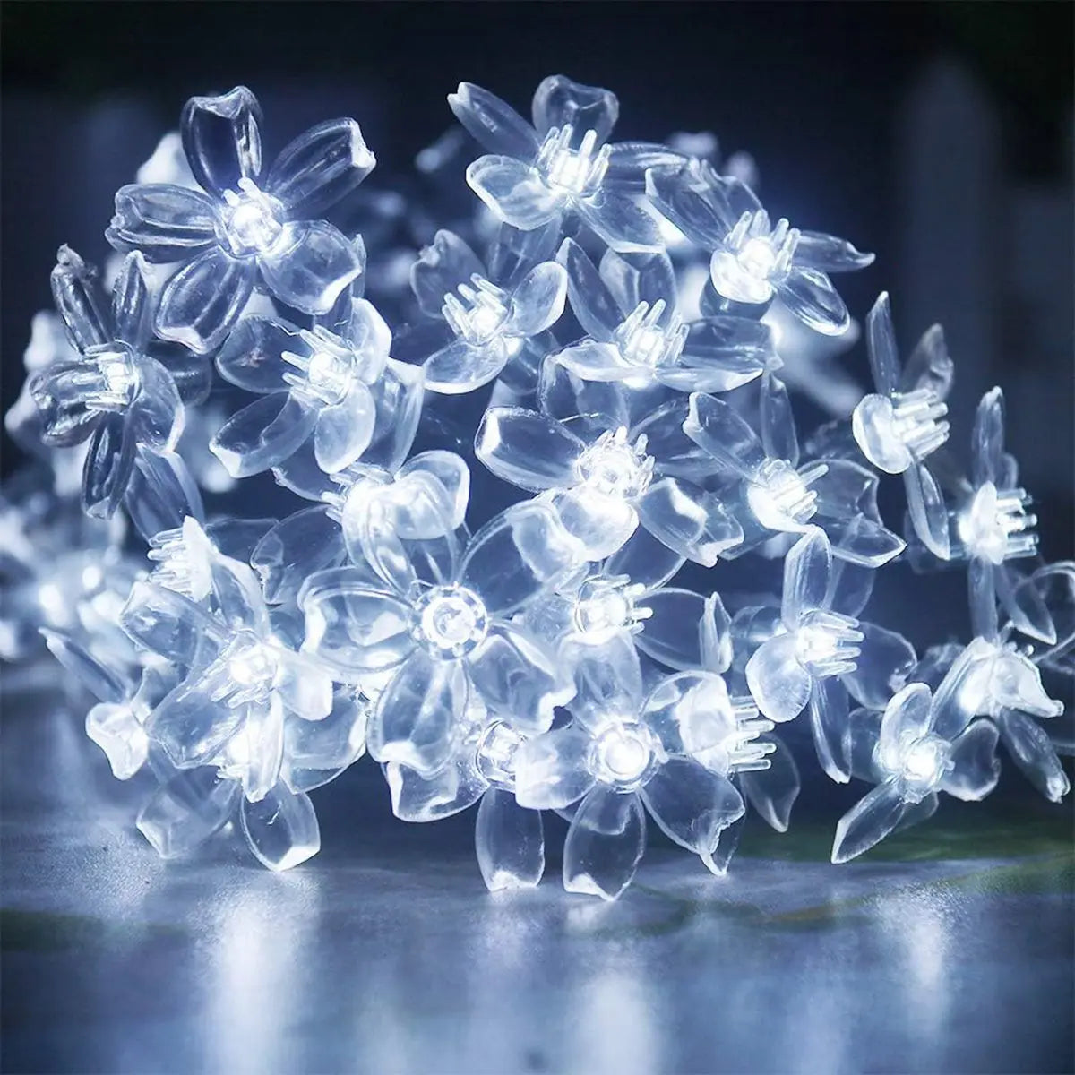 Solar String Flower Lights - 20/30/50/100 LEDs