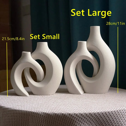 Luxury Nordic Ceramic Vase for Home Decor