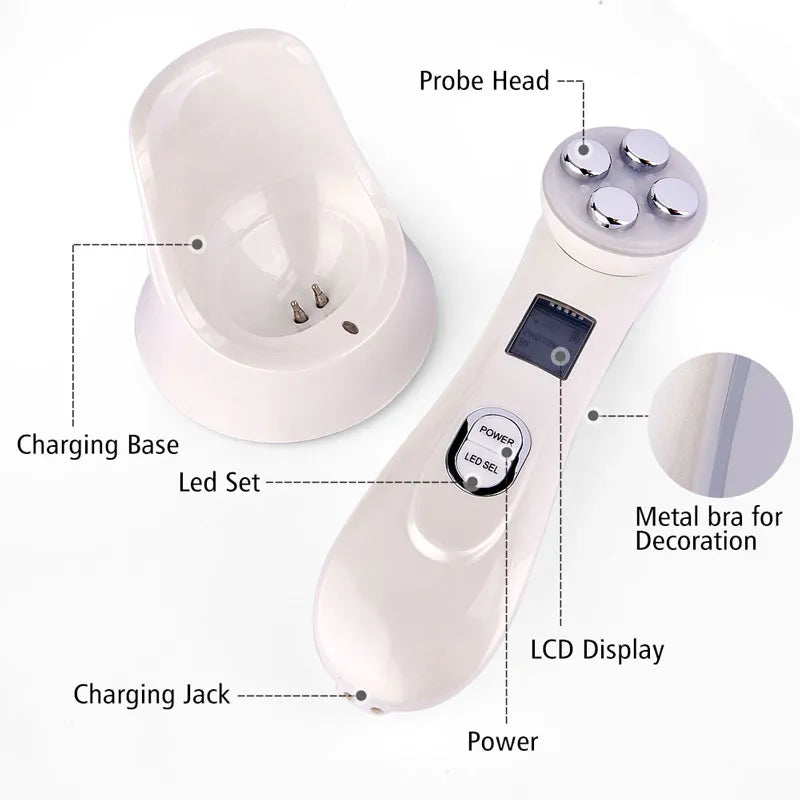 RF EMS LED Skin Tightening Device