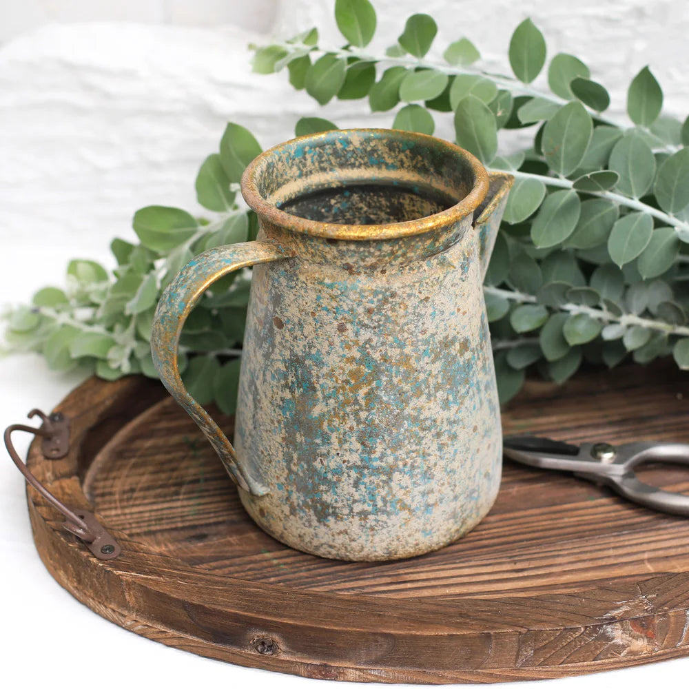 Vintage French Farmhouse Flower Vase