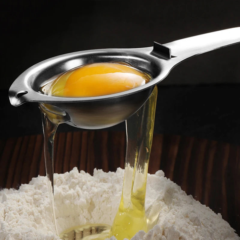 Stainless Steel Long Handle Egg Yolk Separator