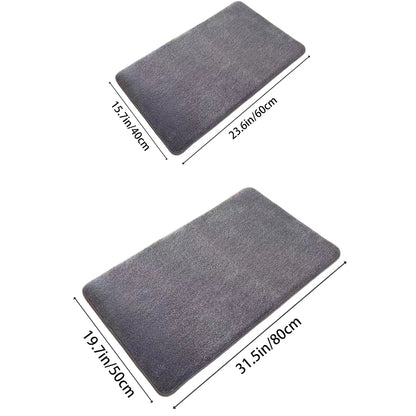 Ultra-Absorbent Anti-Slip Coral Velvet Bath & Door Mat