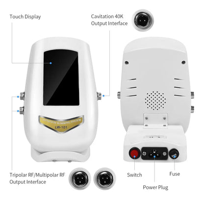 3-in-1 Ultrasonic RF Beauty Device