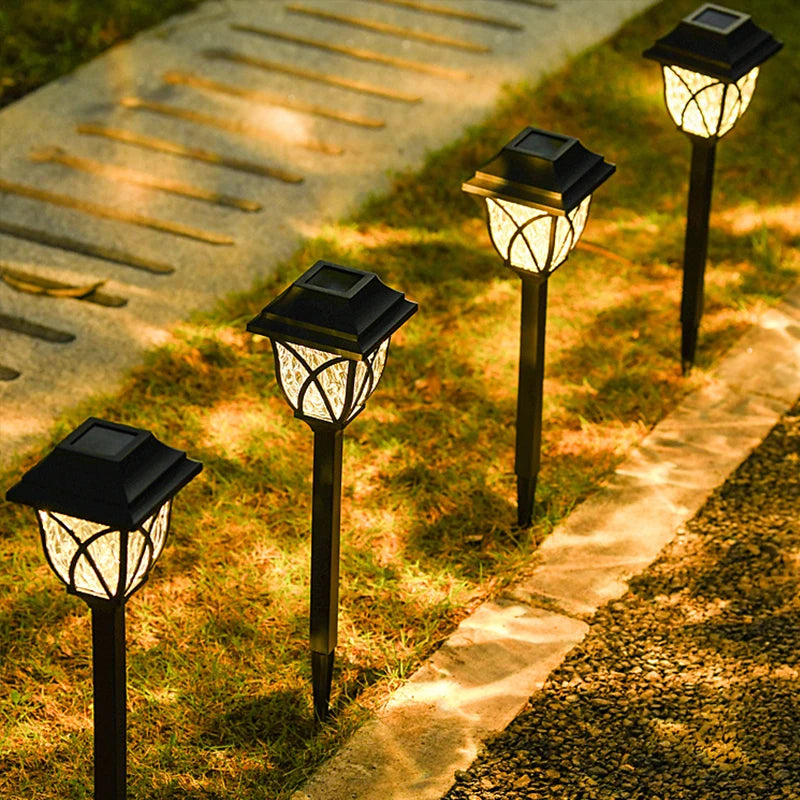 8-Pack Solar Landscape Pathway Lights