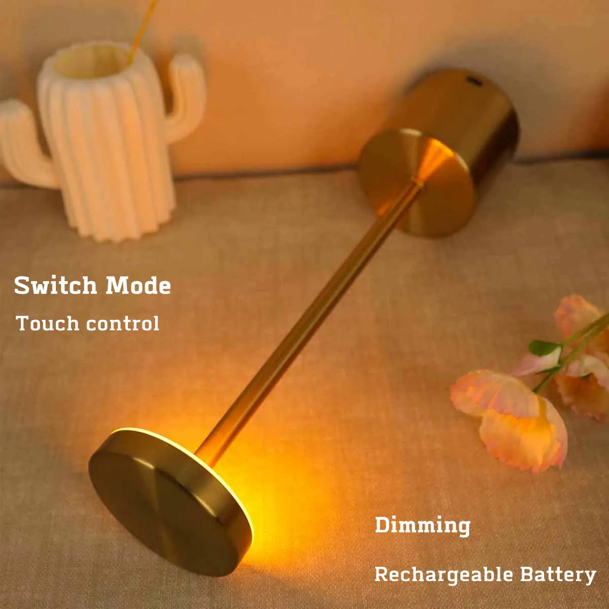 LED Rechargeable Touch Table Lamp - Versatile Lighting