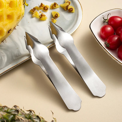 Pineapple Eye Peeler & Corer: Stainless Steel Gadget