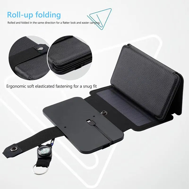 Foldable Solar Charging Panel for High-Power Camping