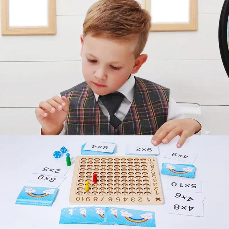 Montessori Multiplication Board Game for Kids