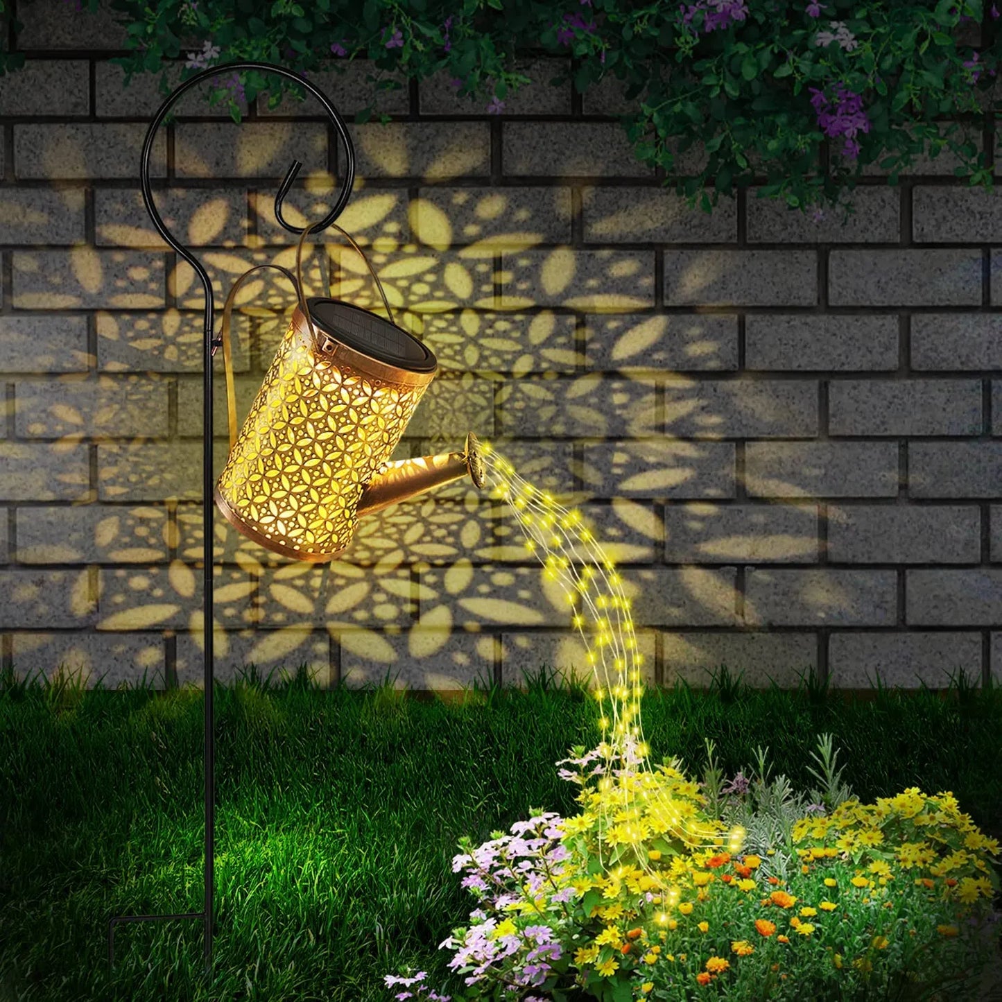 Solar Watering Can Cascading Light