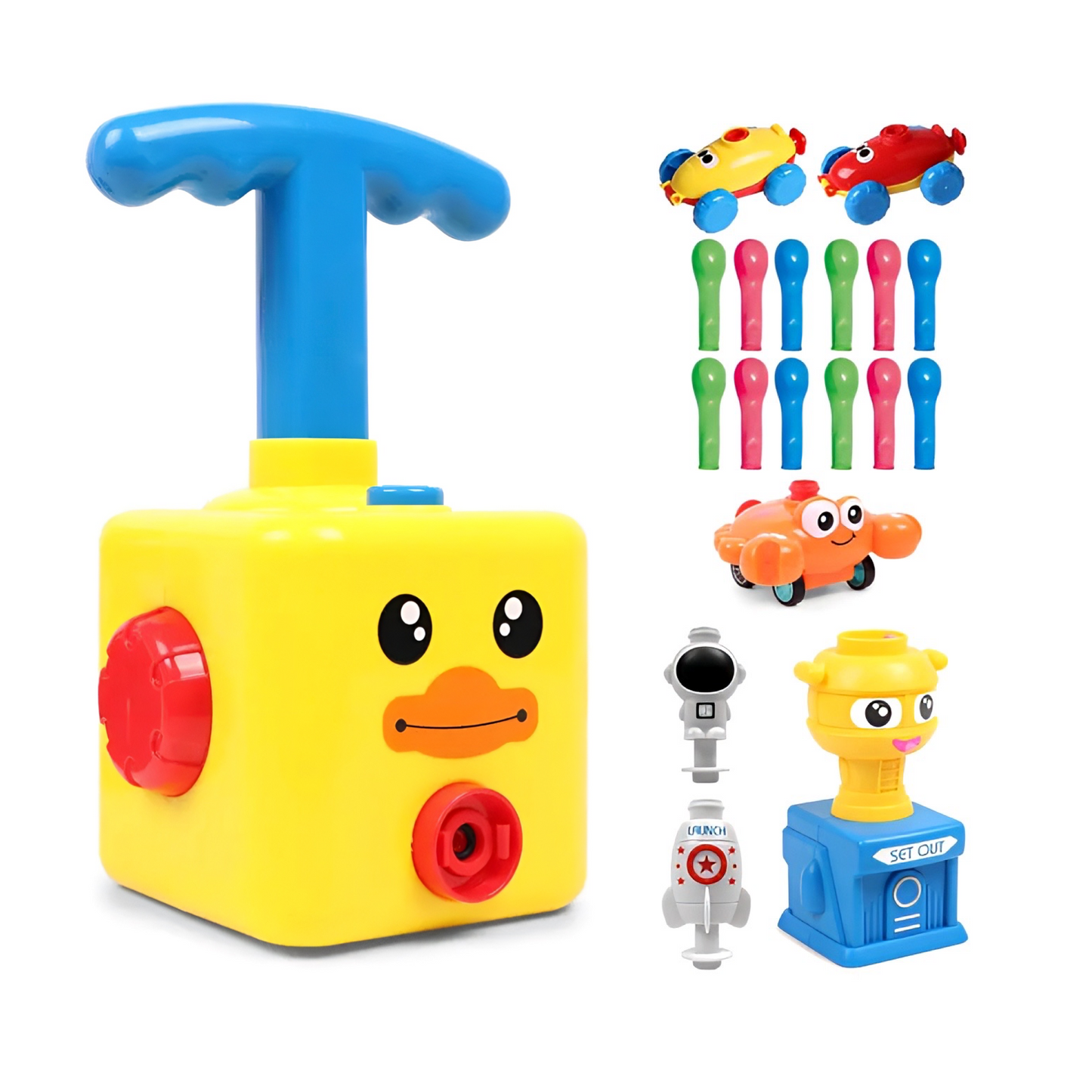 SHOP - Zoom 'N' Boom Balloon Rally - Play & Learn Set - Housebia