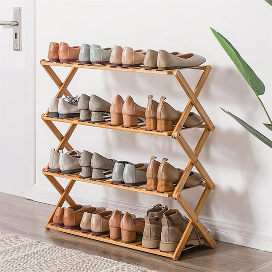 SHOP - Household Foldable Shoe Rack - Housebia