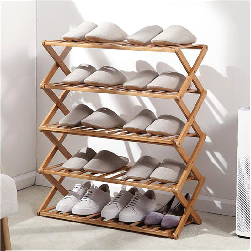 SHOP - Household Foldable Shoe Rack - Housebia