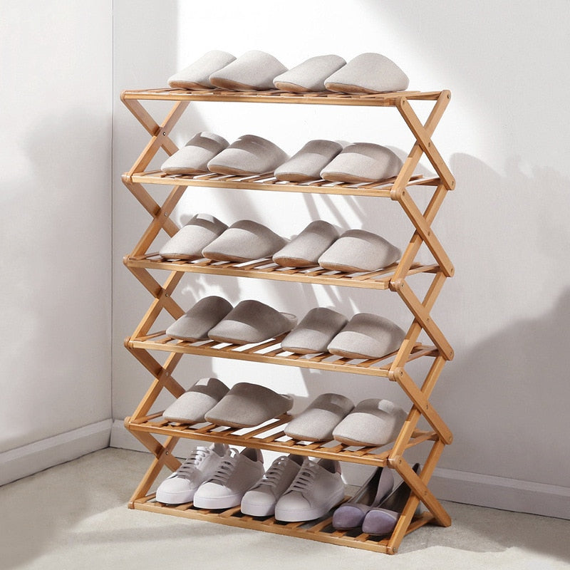 SHOP - Household Foldable Shoe Rack - Housebia