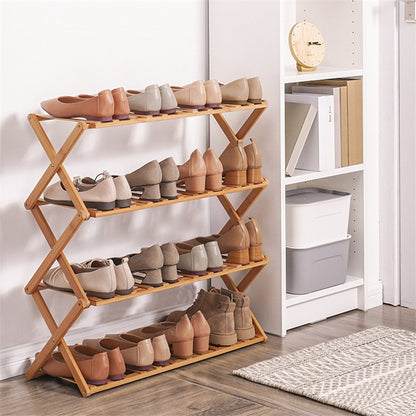 SHOP - Household Foldable Shoe Rack - Housebia