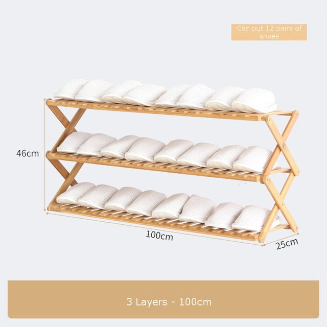 SHOP - Household Foldable Shoe Rack - Housebia