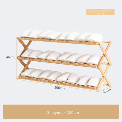 SHOP - Household Foldable Shoe Rack - Housebia