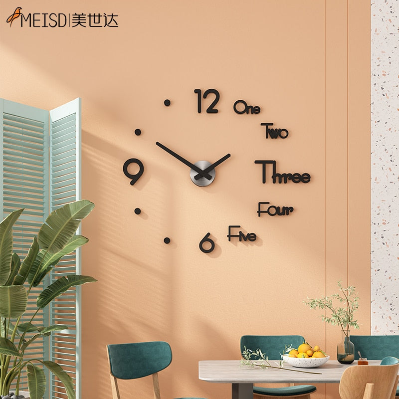 SHOP - Modern 3D Wall Clock - Housebia