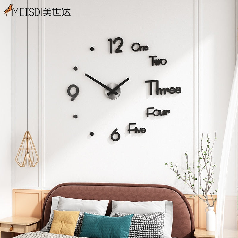 SHOP - Modern 3D Wall Clock - Housebia